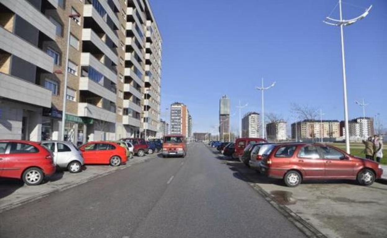 Barrio de la Rosaleda en Ponferrada.