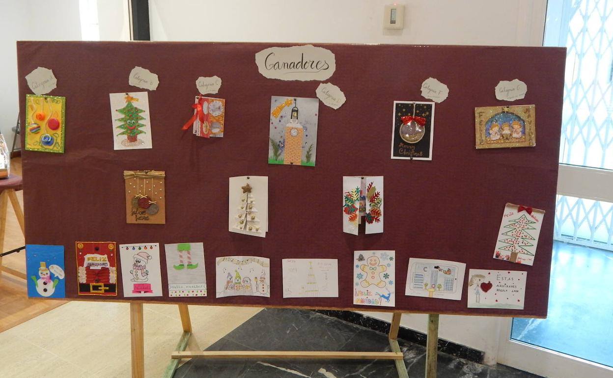 Tarjetas ganadores de la última edición del certamen.