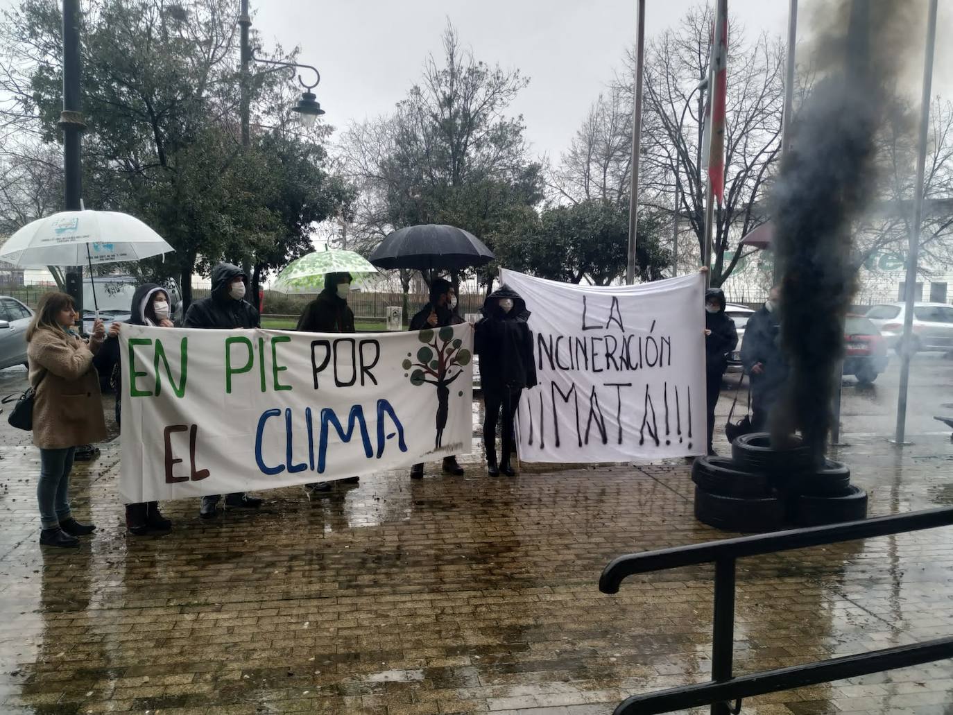 Fotos: Protesta de Rebelión por el Clima en Ponferrada