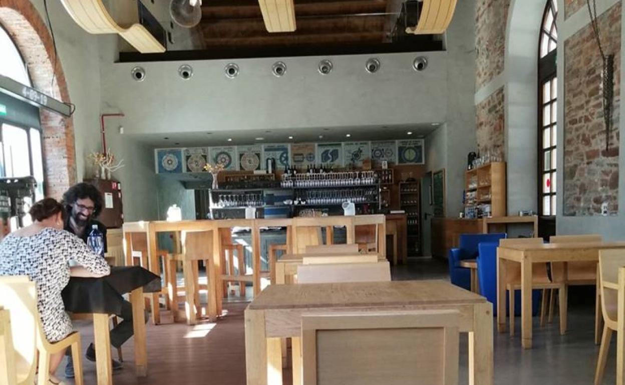 Imagen de la cafetería del Museo de la Energía.