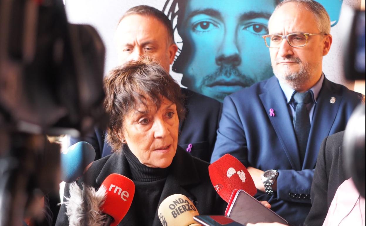 La delegada del Gobierno en Castilla y León, Mercedes Martín, durante su participación en la jornada.