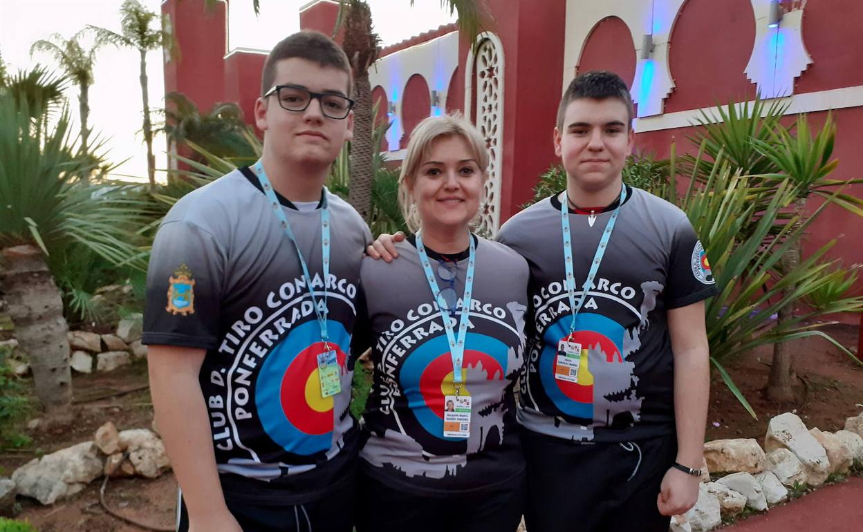 Participantes bercianos en el Campeonato de España.