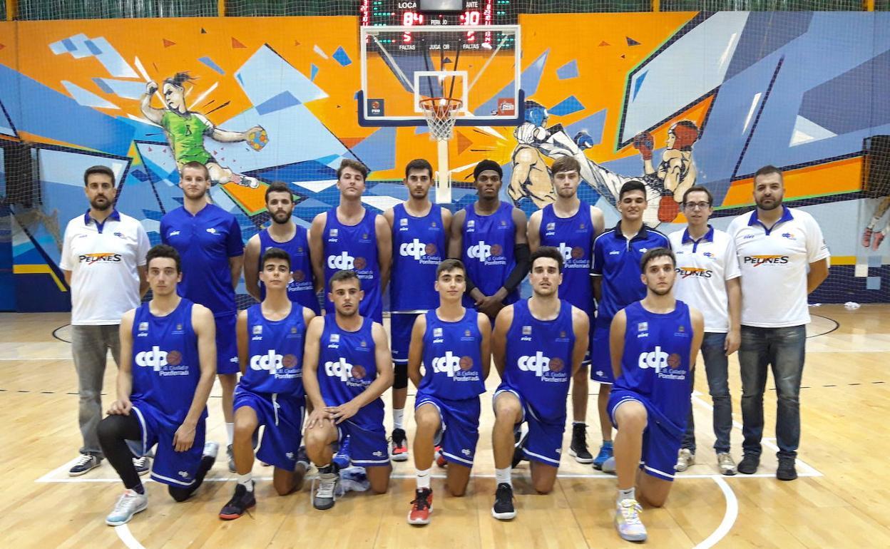 Imagen del equipo del CDP que milita en la LEB Plata.