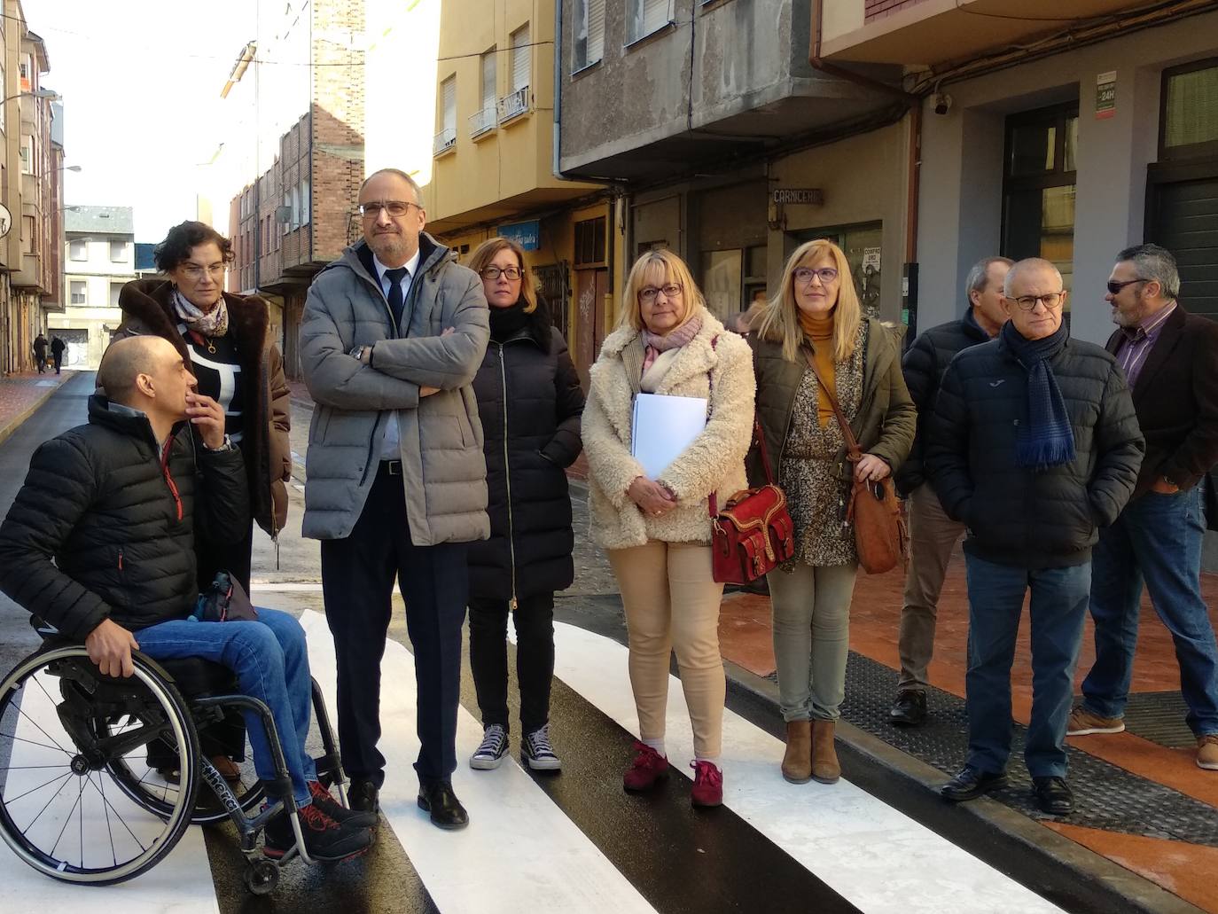 Fotos: Inauguración de las obras del Plan de Accesibilidad en el barrio del Temple de Ponferrada