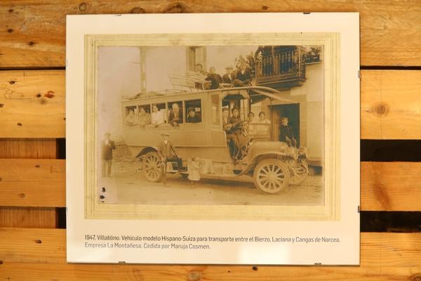 Fotos: Exposición fotográfica en el Museo de la Energía sobre el transporte y la automoción en El Bierzo y Laciana
