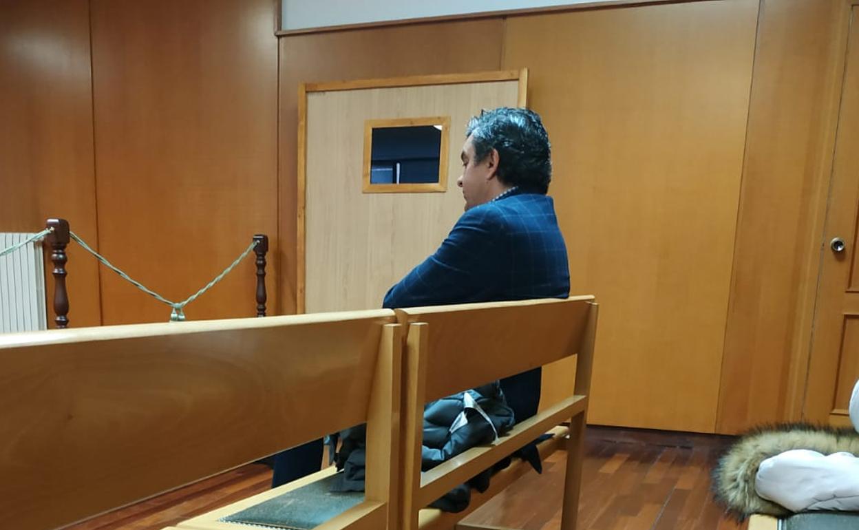 José Luis Ramón durante el juicio.