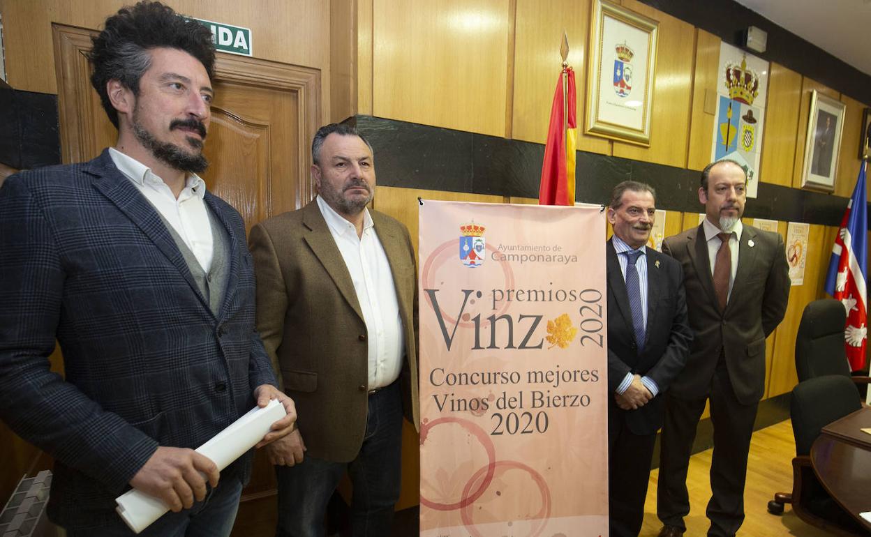 Presentación de los premios Vinzo 2020 en Camponaraya.
