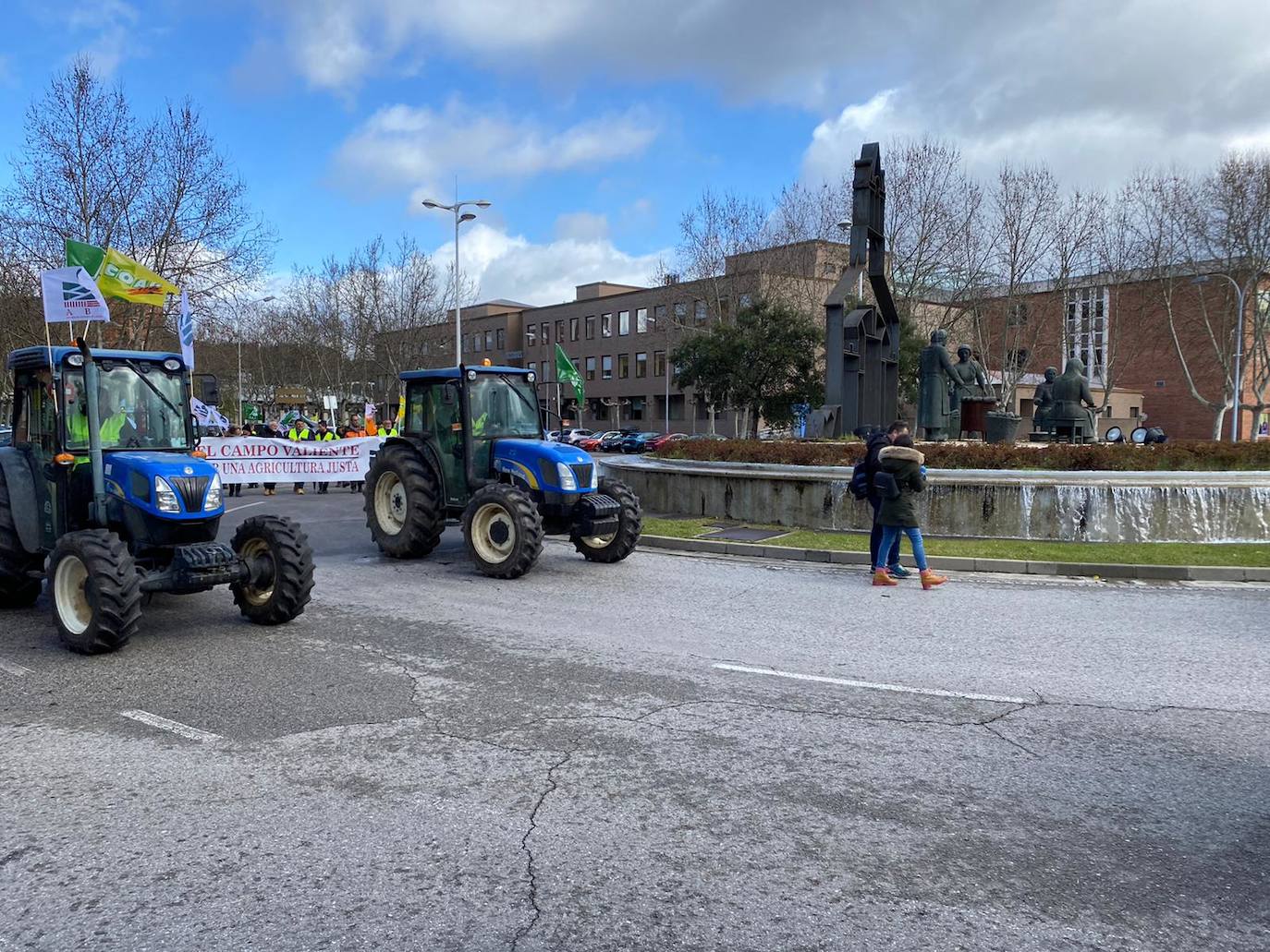 Fotos: Tractorada histórica en Ponferrada