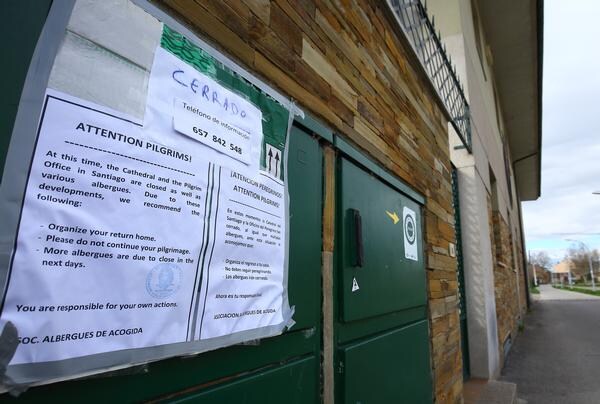 Fotos: El albergue San Nicolás de Flüe de Ponferrada, cerrado por el coronavirus