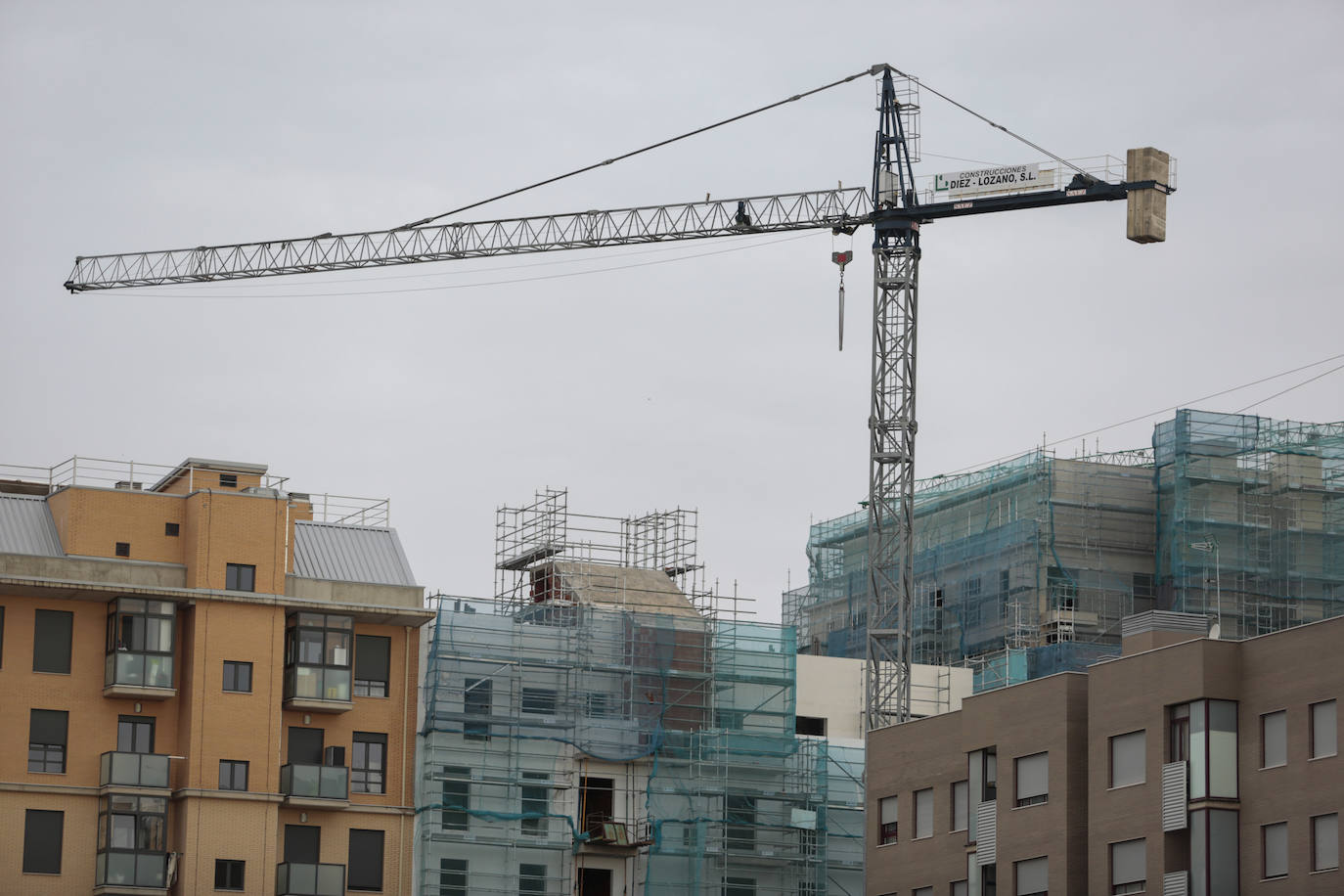 Obras paradas por el estado de alarma en León