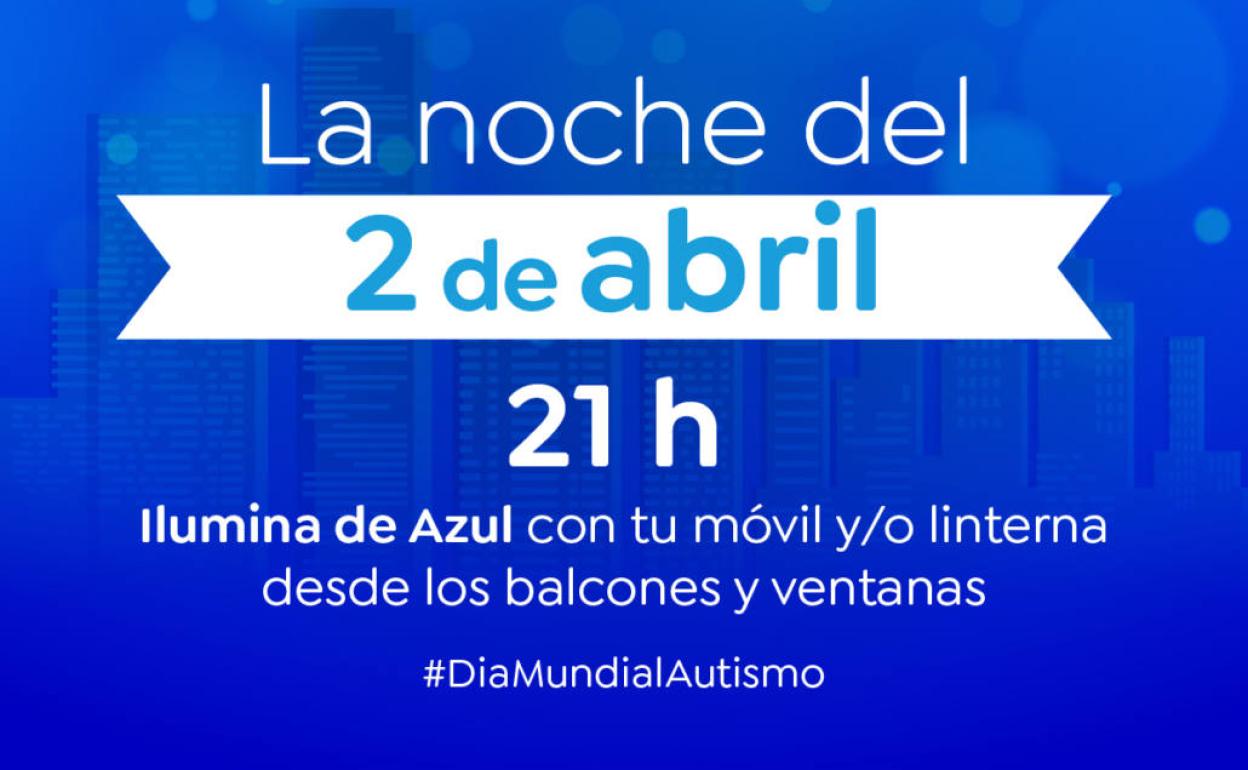 Los balcones y ventanas de Ponferrada se iluminarán de azul el 2 de abril, Día Mundial del Autismo