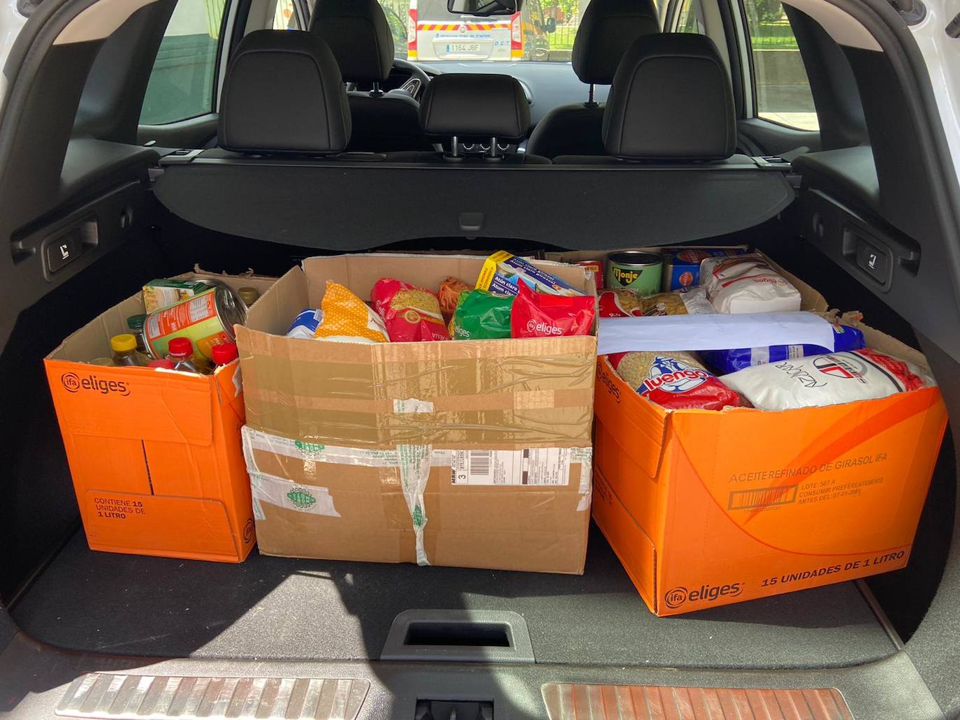 Fotos: Recogida de alimentos de la Policía Municipal de Ponferrada