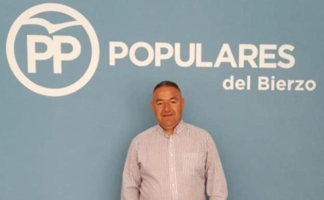 El portavoz del PP en Castropodame, Alfonso Pérez. 