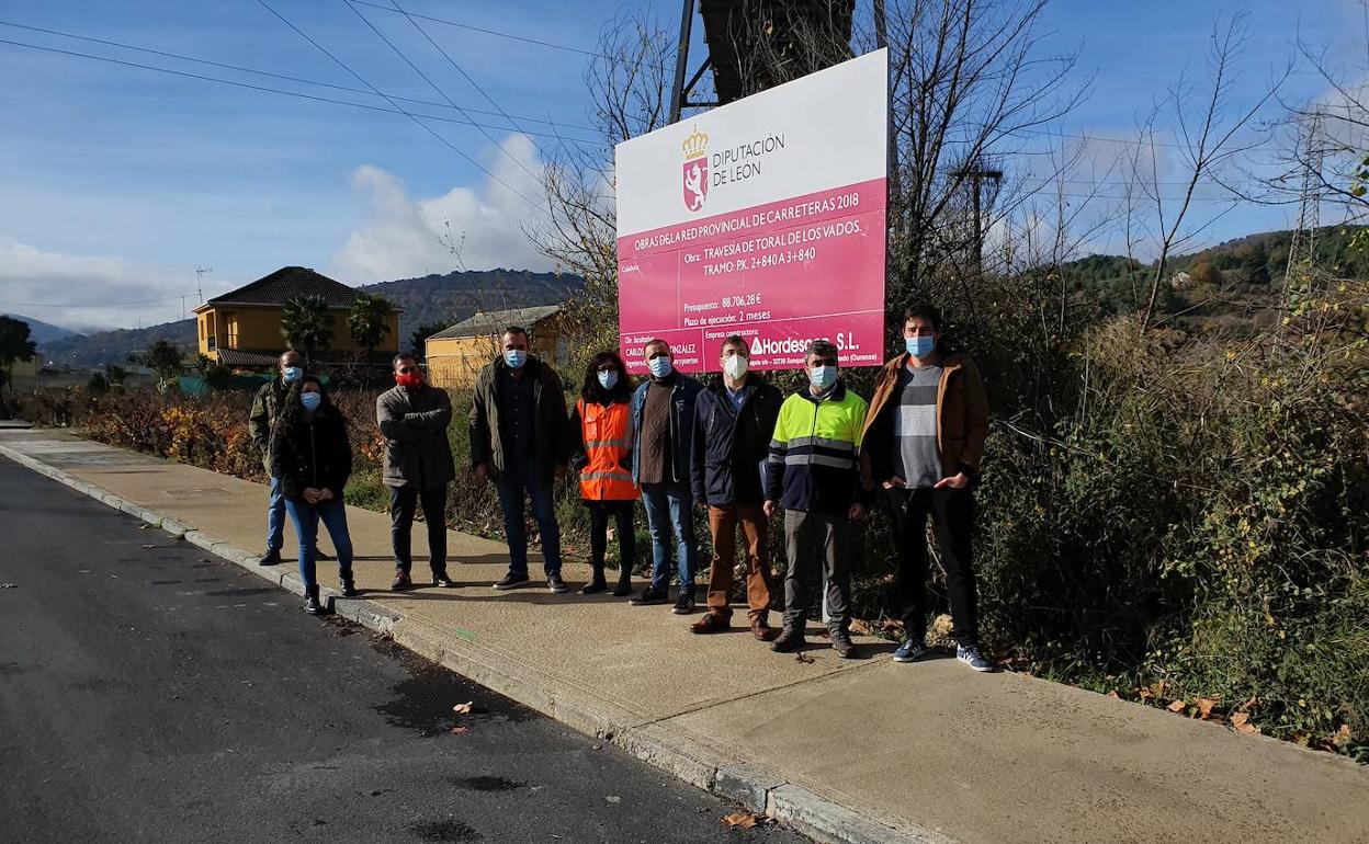 Recepción de obras en Toral de los Vados.