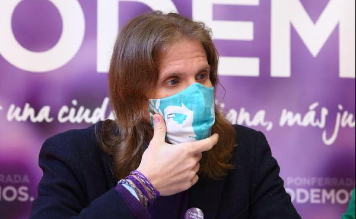El secretario general de Podemos en Castilla y León, Pablo Fernández.
