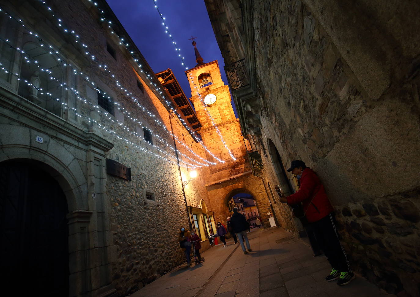 Fotos: Iluminación navideña en Ponferrada