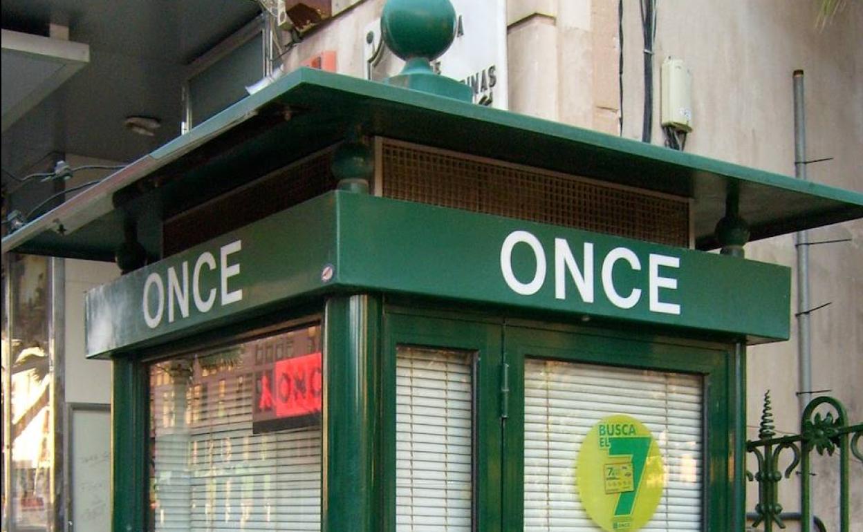 Kiosko de la ONCE.