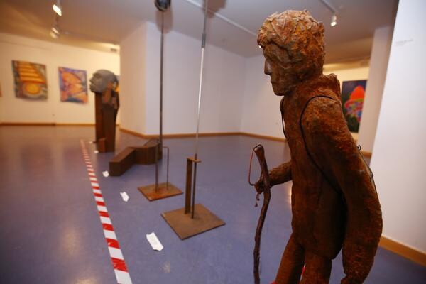 Fotos: Inauguración de la exposición &#039;Después del silencio&#039; de la Fundación Merayo en el Campus de Ponferrada