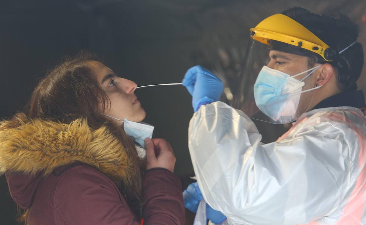 Cribado masivo en el Campus de Ponferrada.