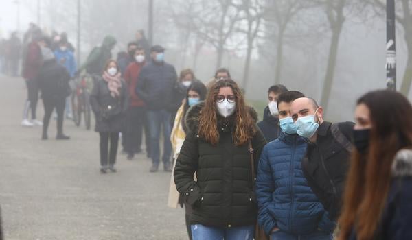 Fotos: Cribado masivo en el Campus de Ponferrada de la Universidad de León