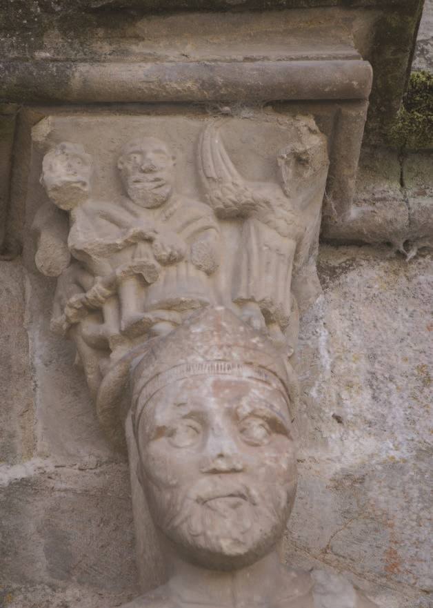 Fotos: Un estudio de la ULE &#039;rehace&#039; la desaparecida portada románica del monasterio de Carracedo