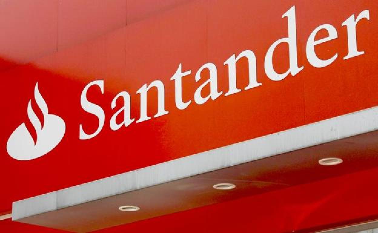 Imagen de uan sucursal del Banco Santander.