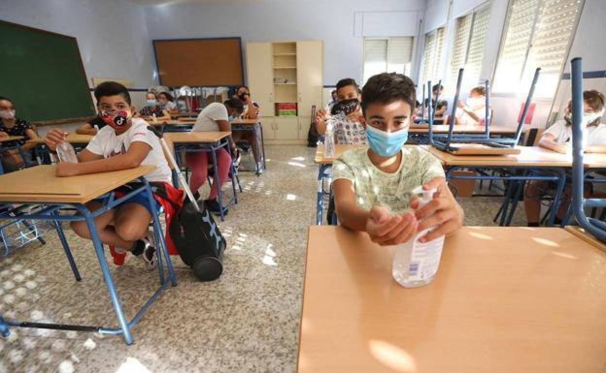Aulas en cuarentena.