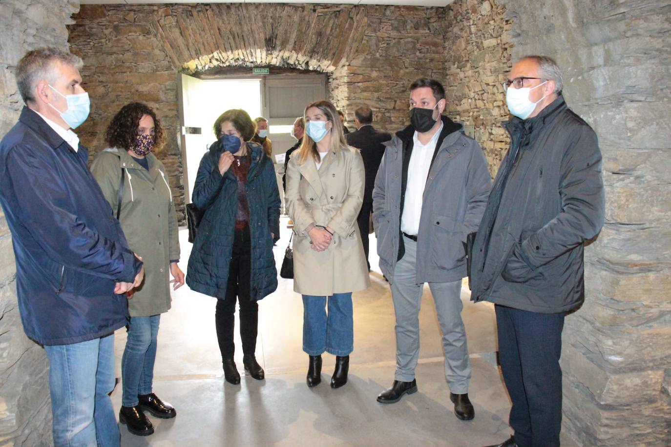 El monasterio de San Pedro de Montes ubicado en la localidad de Montes de Valdueza se convirió este miércoles en escenario de la presentación de la nueva herramienta tecnológica que se usará para realizar el inventario de los bienes patrimoniales del espacio cultural de la Tebaida berciana