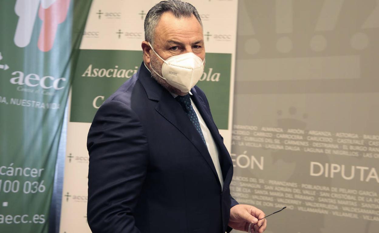 Eduardo Morán, presidente de la Diputación.