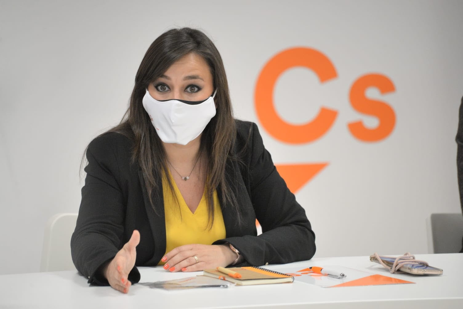 portavoz de Ciudadanos León, Gemma Villarroel.