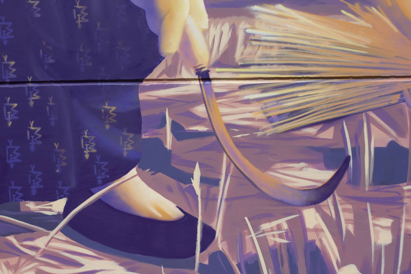 Fotos: La historia de Quintana de Fuseros en un enorme graffiti