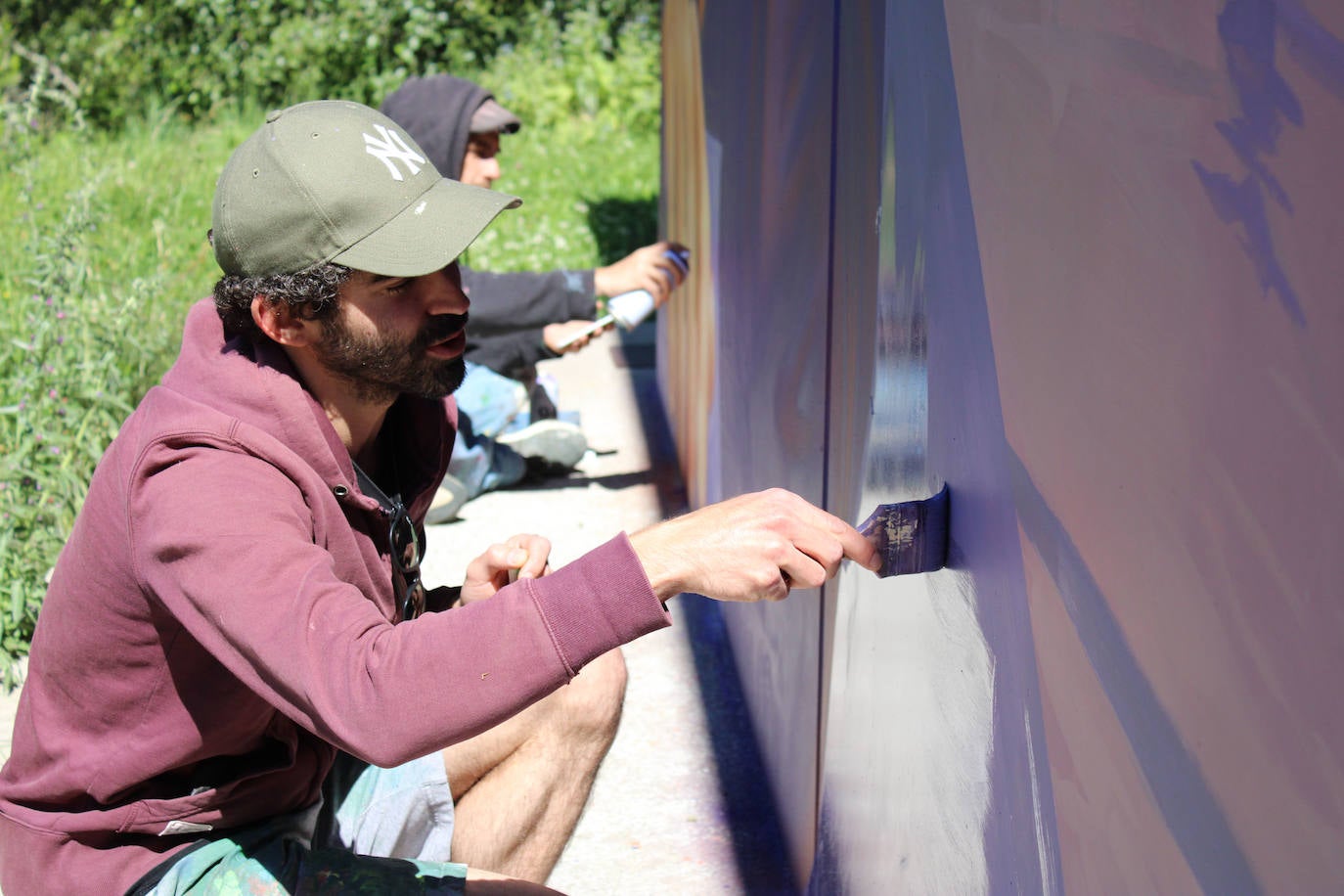 Fotos: La historia de Quintana de Fuseros en un enorme graffiti