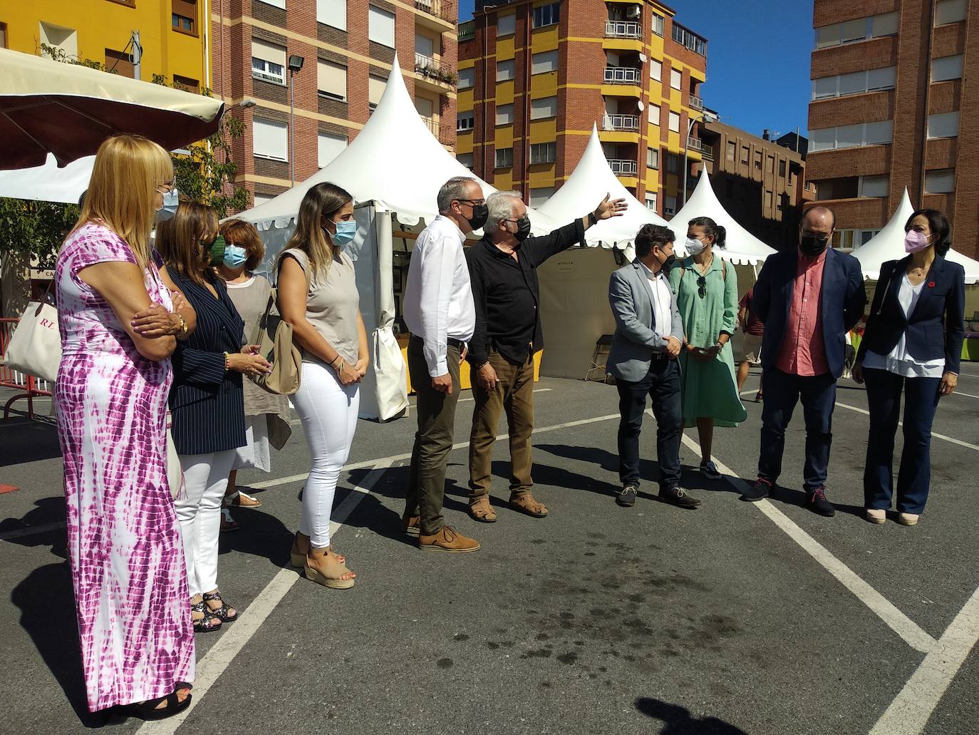 Inaguración de la XL Feria de Cerámica de Ponferrada.