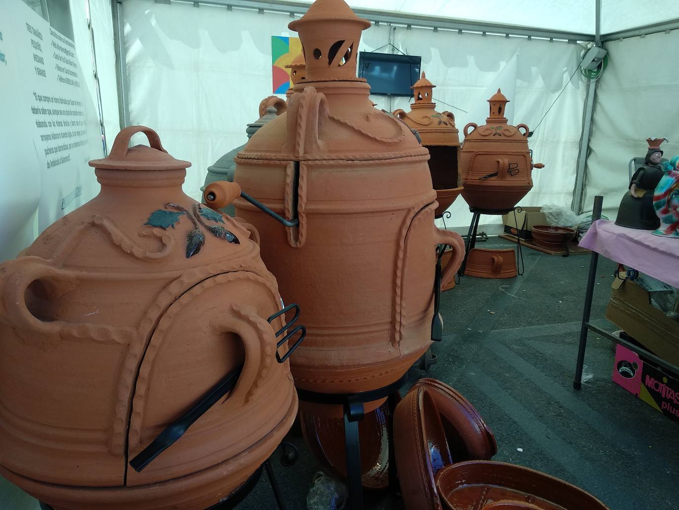 Inaguración de la XL Feria de Cerámica de Ponferrada.