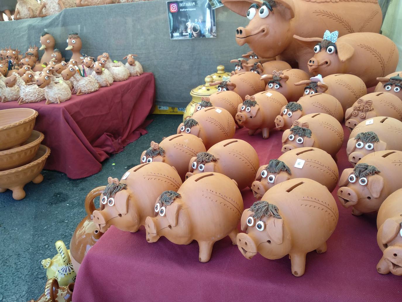 Inaguración de la XL Feria de Cerámica de Ponferrada.