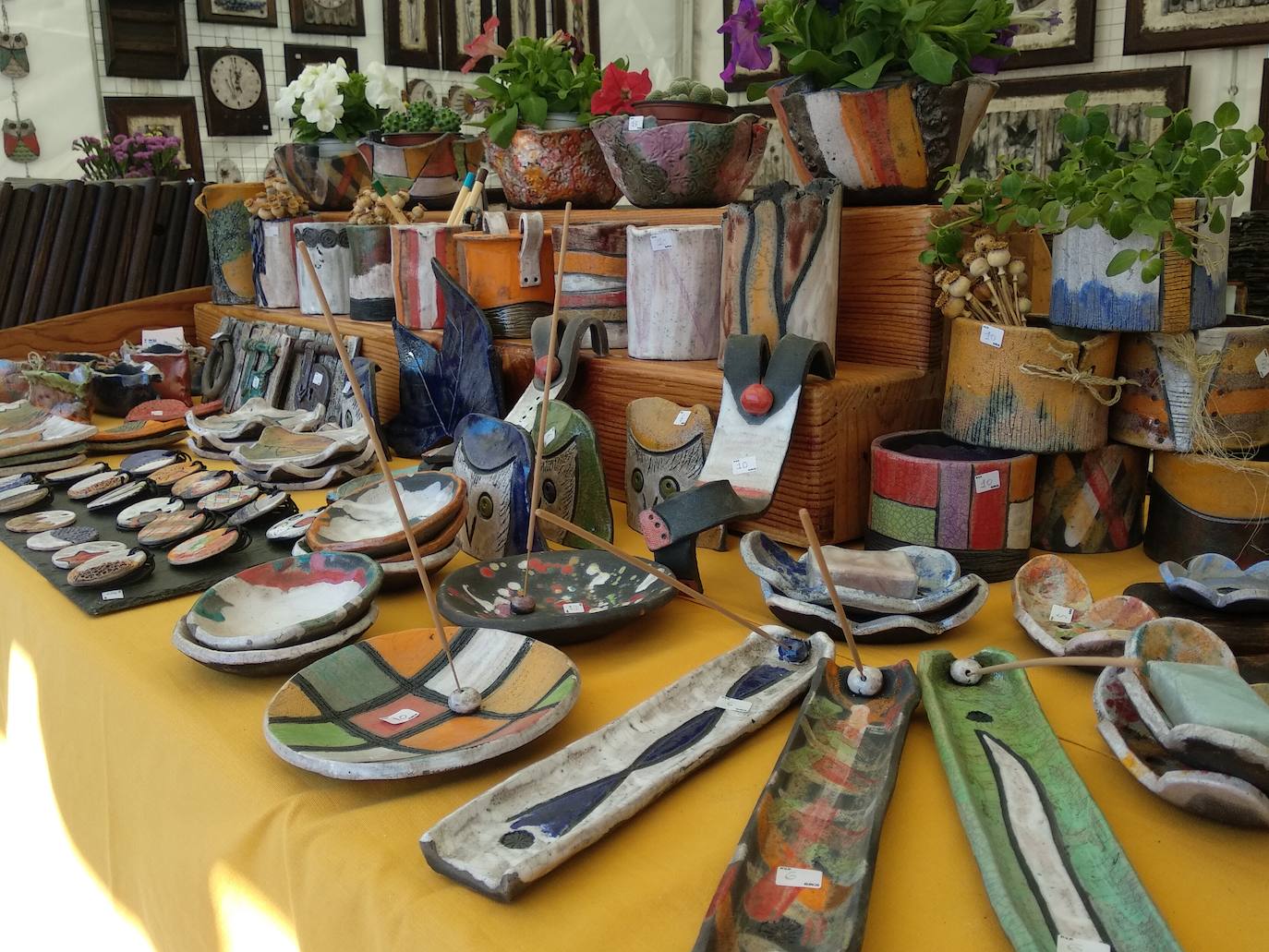 Inaguración de la XL Feria de Cerámica de Ponferrada.