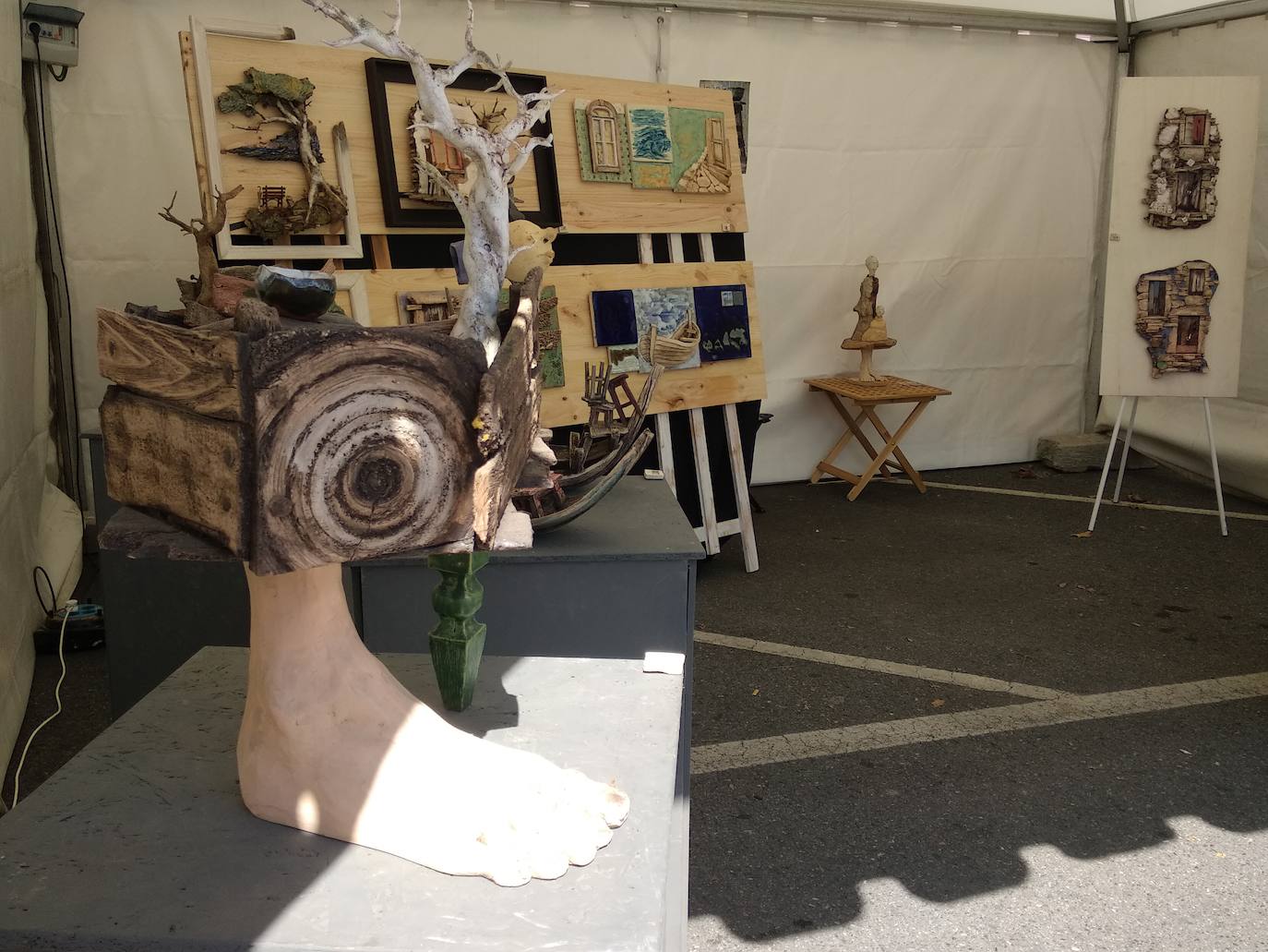 Inaguración de la XL Feria de Cerámica de Ponferrada.