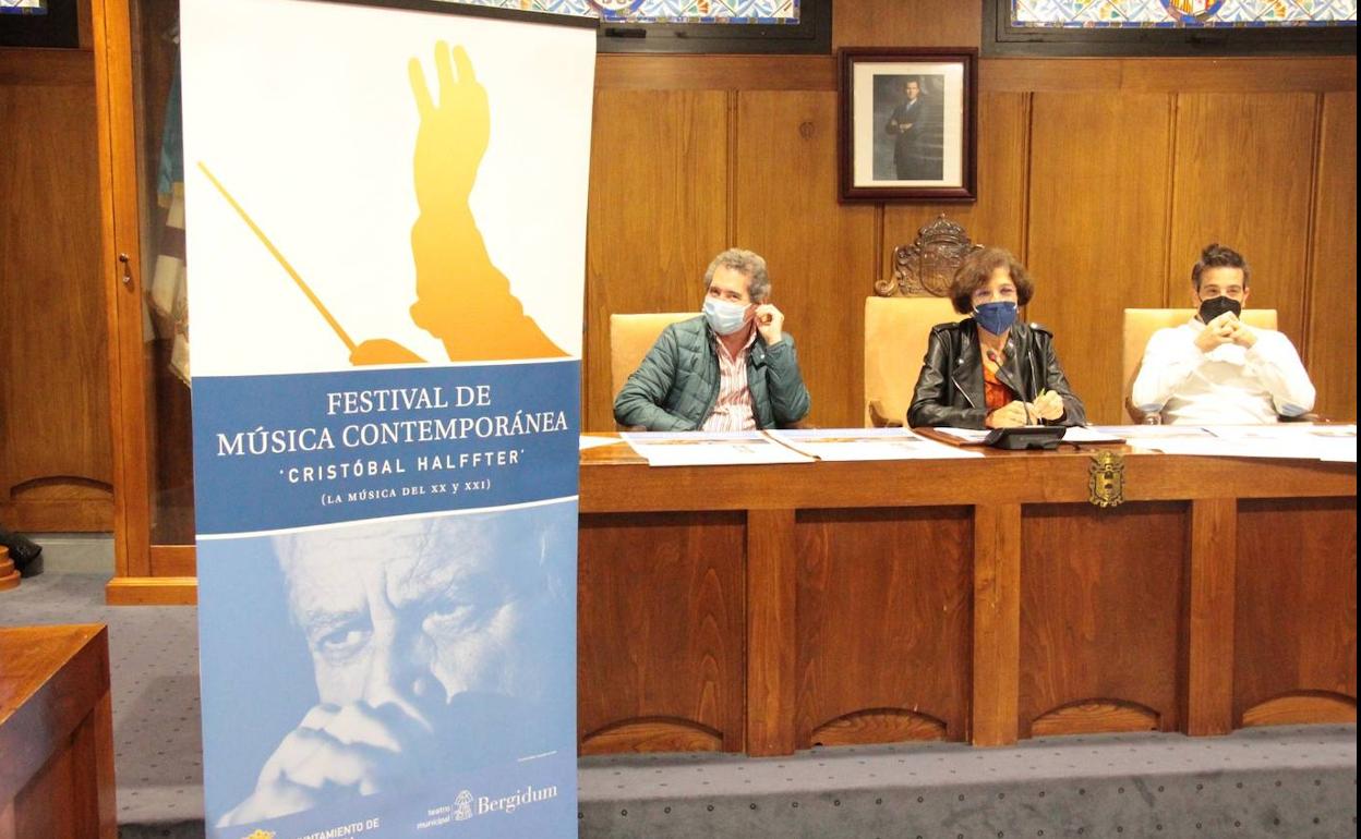 Presentación del VI Festival de Música Contemporánea 'Cristóbal Halffter' de Ponferrada.