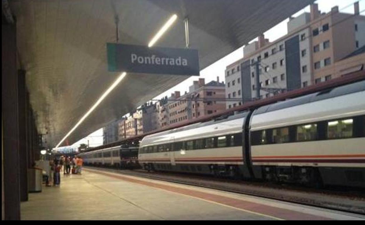 Estaciñon de tren de Ponferrada.
