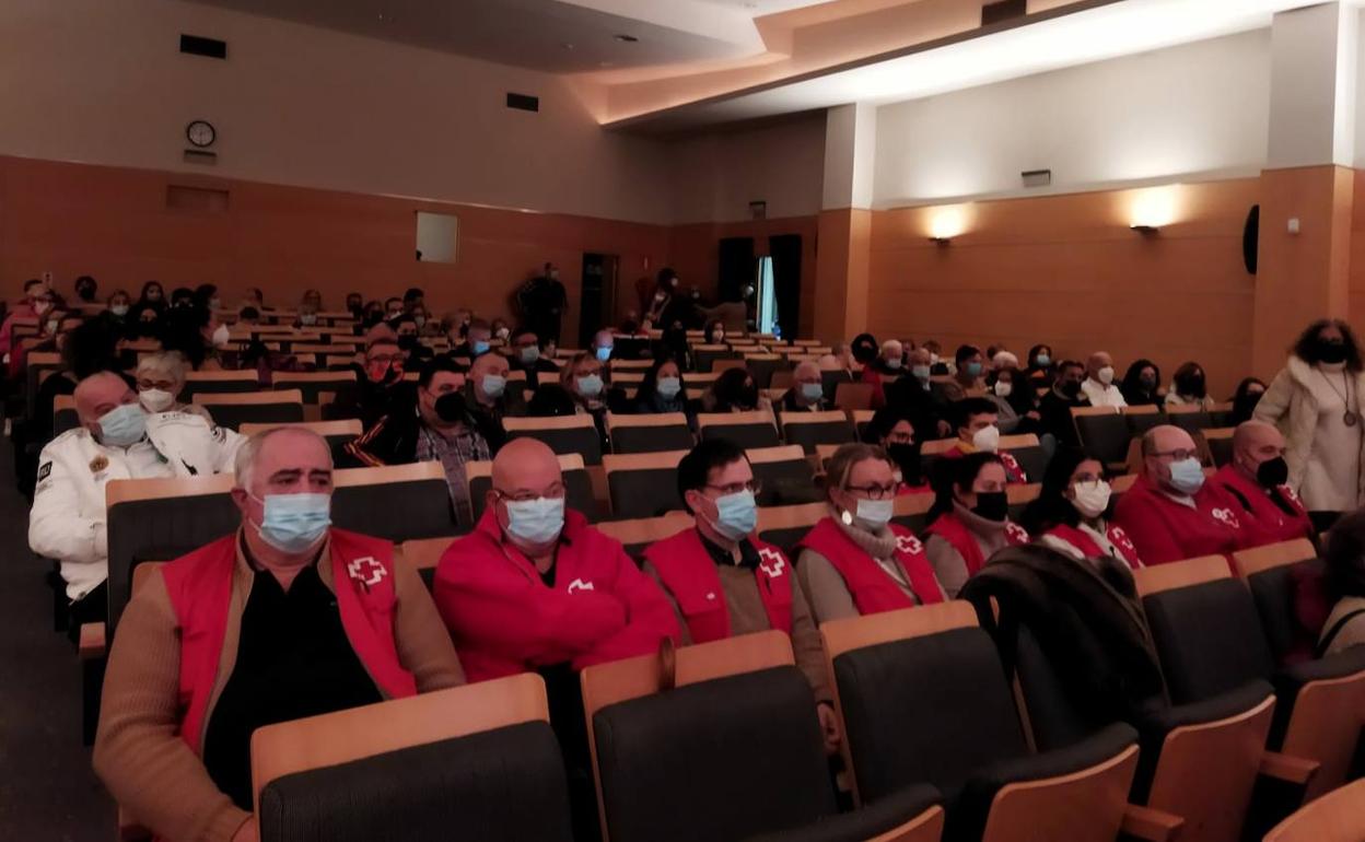 Voluntarios homenajeados en Ponferrada.