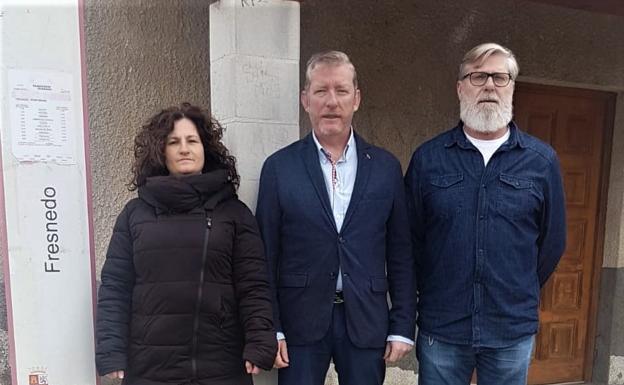 Los representantes del PP de Cubillos del Sil. 