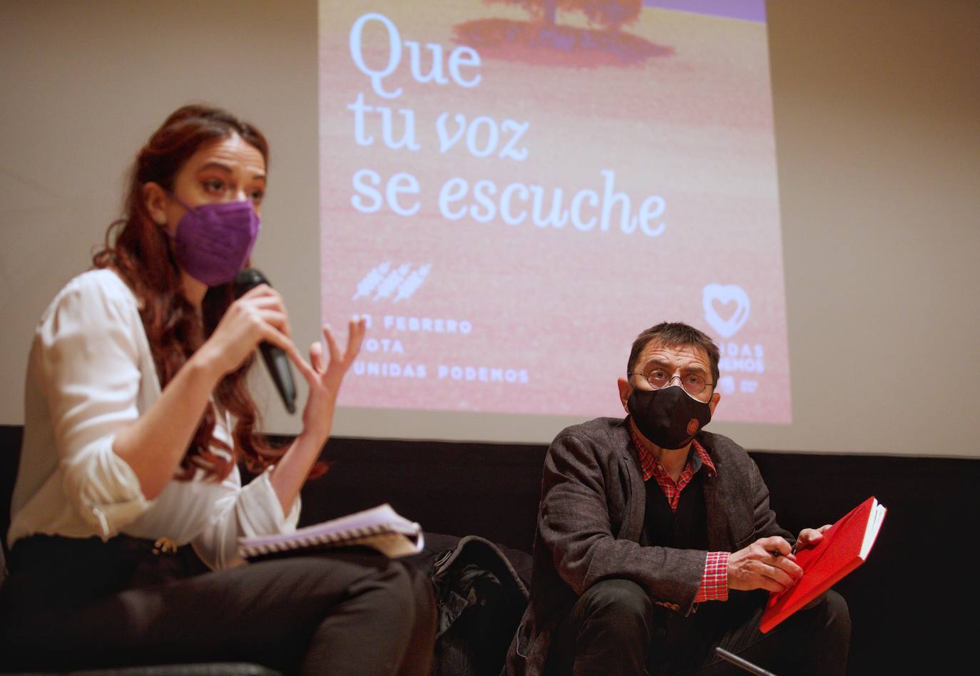 Juan Carlos Monedero en Ponferrada.