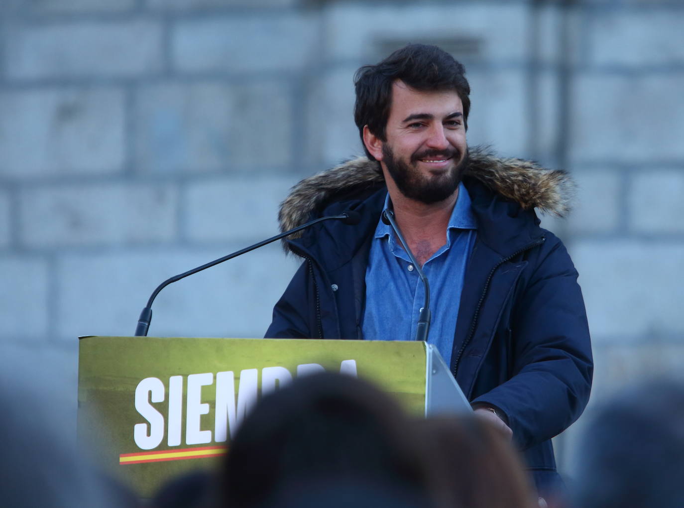 Santiago Abascal en Ponferrada