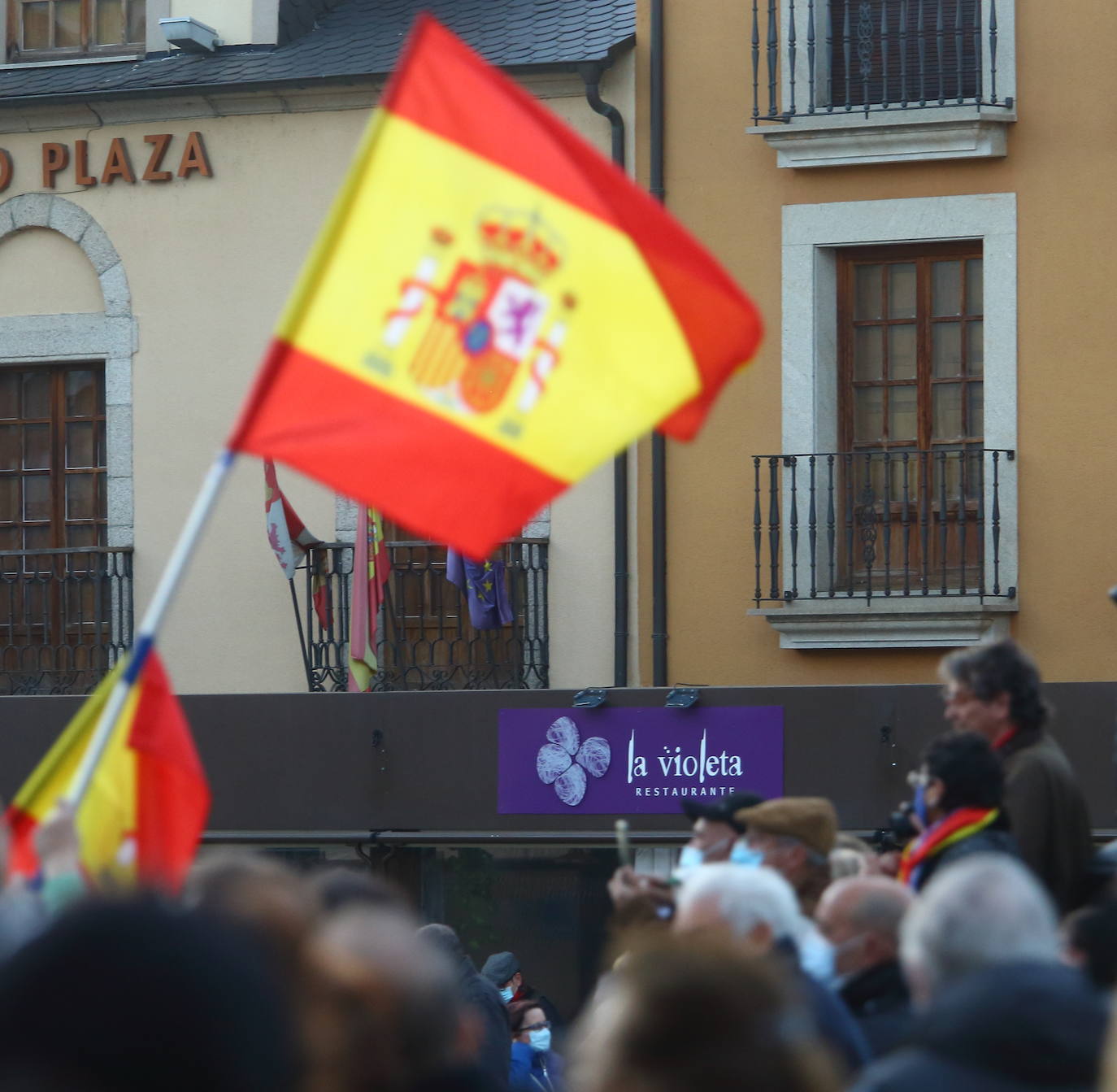 Santiago Abascal en Ponferrada
