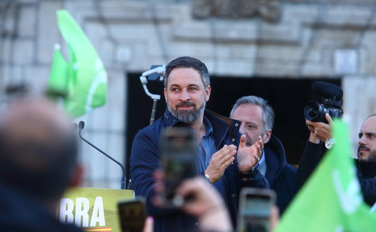 Santiago Abascal en Ponferrada.