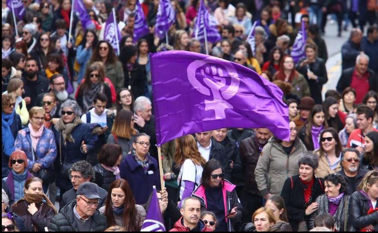 Manifestación del 8-M en Ponferrada.