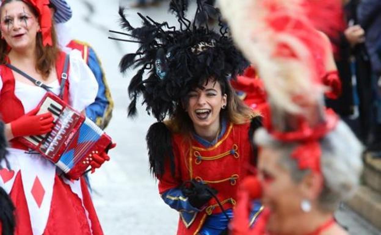 Imagen de un carnaval en el Bierzo.