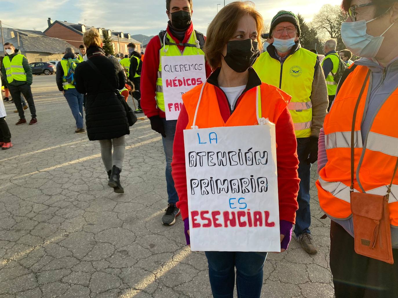 La 'marcha blanca' encara su última etapa entre Cubillos del Sil y Ponferrada.