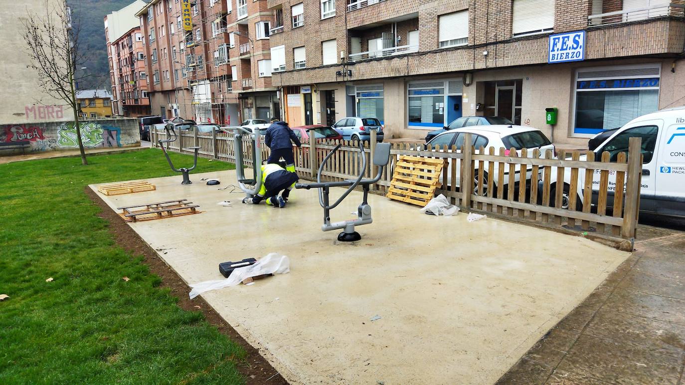 Ponferrada instala parques biosaludables.
