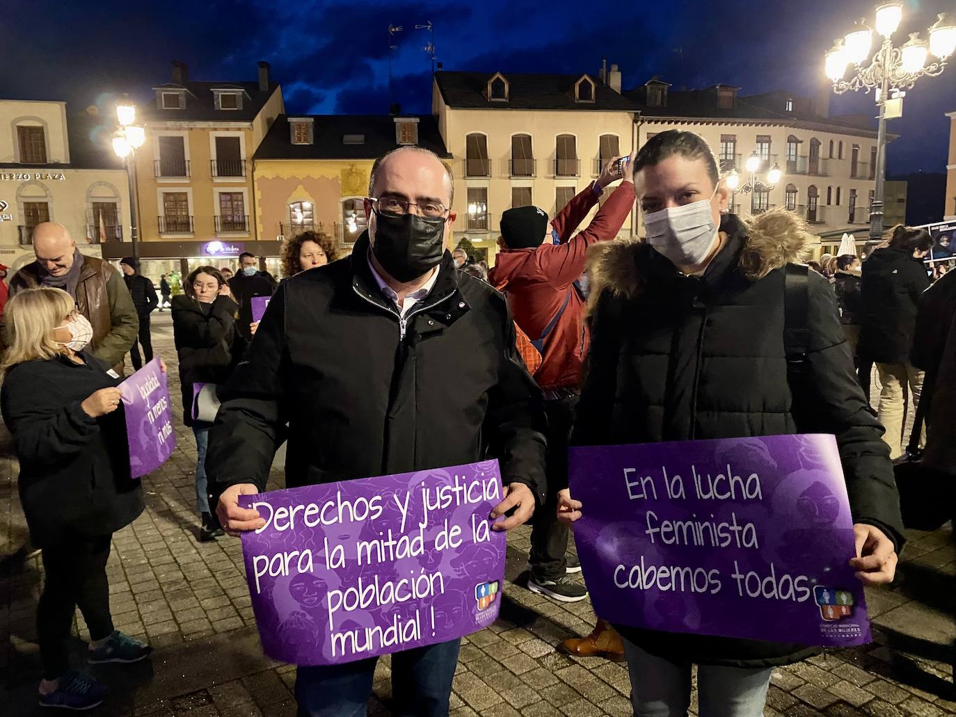 Fotos: Concentración del 8M en Ponferrada